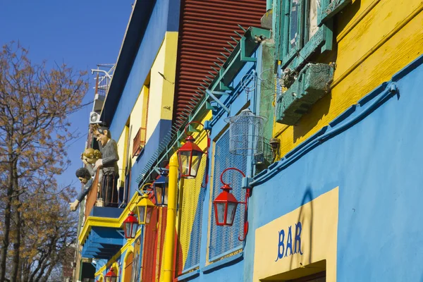 Caminito, La Boca район, Буенос-Айрес, Аргентина — стокове фото