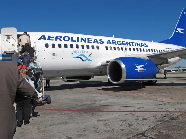 Aerolinea Argentinas aircraft — Stock Photo, Image