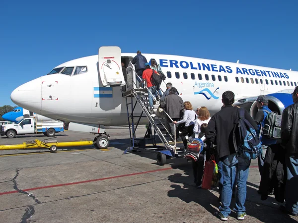 Aerolinea argentinas letadla — Stock fotografie