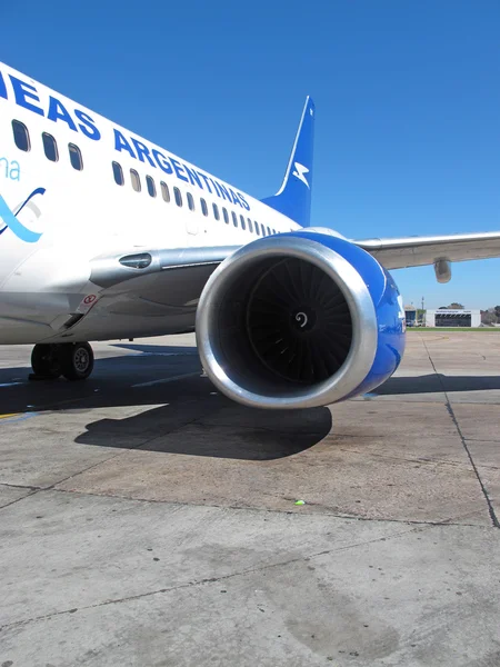 Flugzeug von aerolinea argentinas — Stockfoto