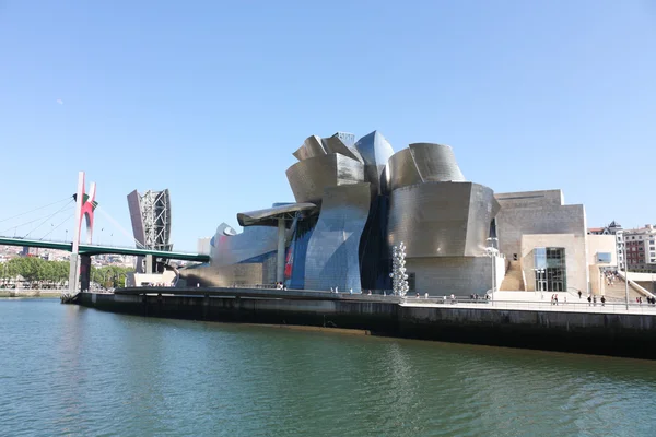 Guggenheimmuseum, bilbao in Spanje — Stockfoto