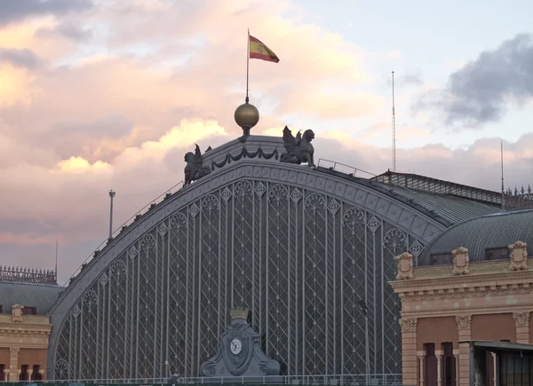 Sunset in Madrid — Stock Photo, Image