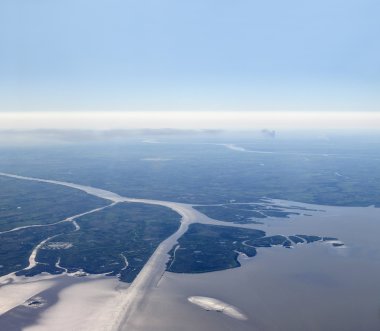 rio de la Plata havadan görünümü