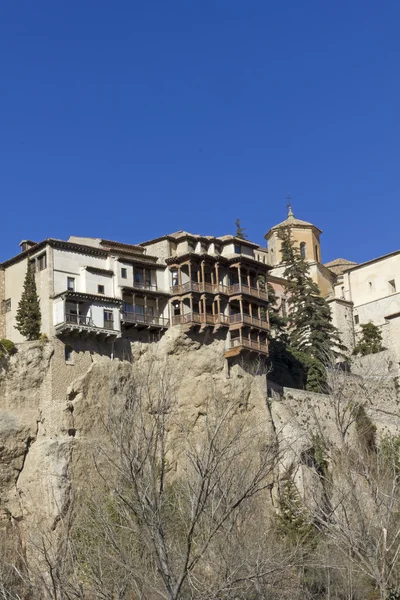 Hangende huizen, cuenca, Spanje — Stockfoto