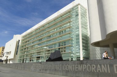 MACBA müze Barcelona, İspanya.