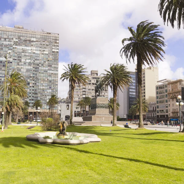 Il centro della città di Montevideo, Uruguay — Foto Stock