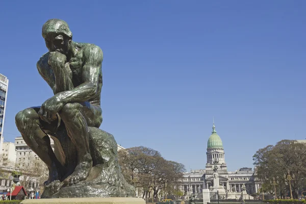 El Pensador de Rodin — Foto de Stock