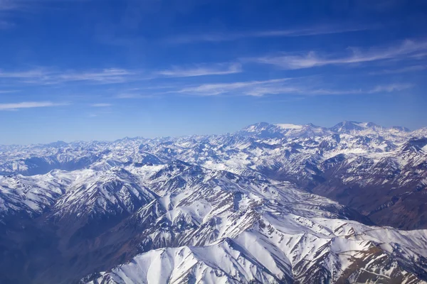 Montagne andine. Foto aerea — Foto Stock