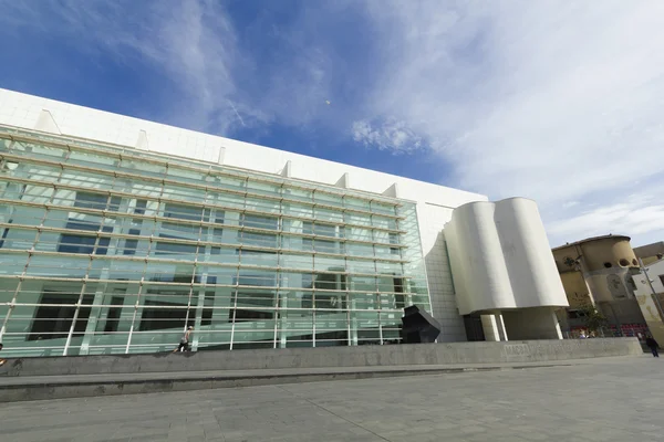 バルセロナ、スペインのバルセロナ現代美術館博物館. — ストック写真