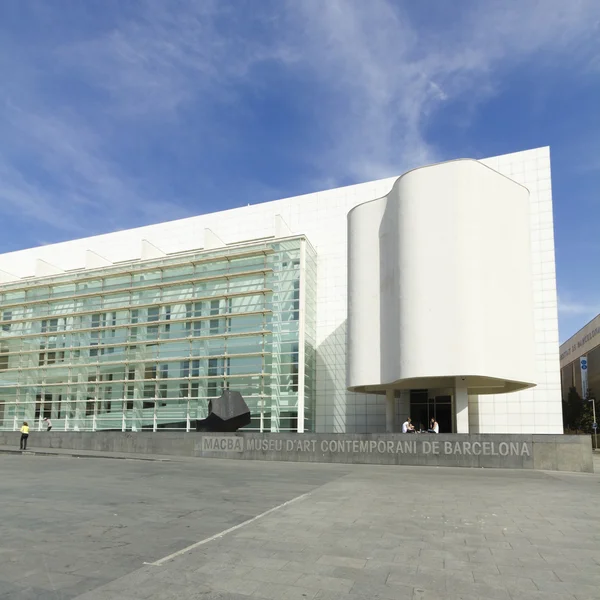 MACBA muzea v Barceloně, Španělsko. — Stock fotografie