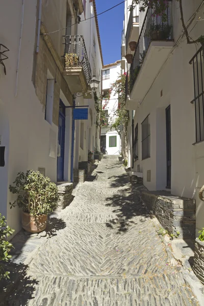 Cadaques, mediterrane straat — Stockfoto