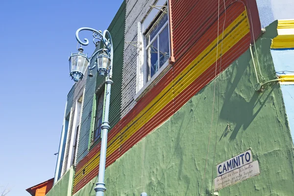Caminito，la boca 区，布宜诺斯艾利斯阿根廷 — 图库照片