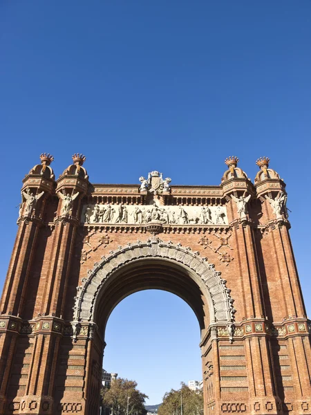 Oblouk triumfální, barcelona — Stock fotografie