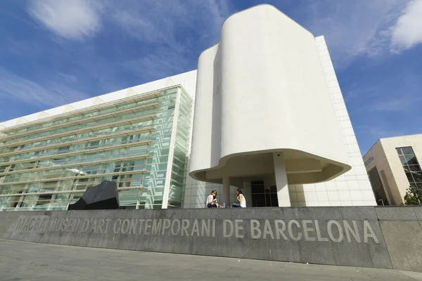 MACBA muzea v Barceloně, Španělsko. — Stock fotografie