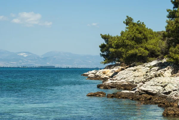 Beautiful beach in Zante island, Greece — Stock Photo, Image