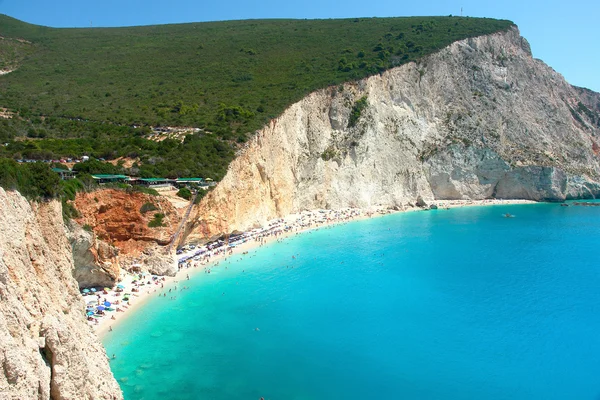 Porto Katsiki nell'isola di Lefkada Grecia — Foto Stock