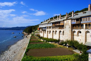 mount athos, chalkidiki, Yunanistan xenofontos Manastırı
