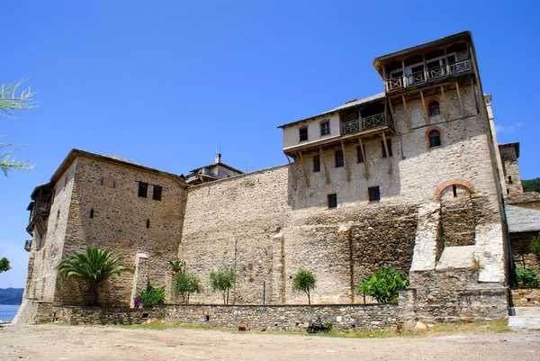 Monastery Xenofontos on Mount Athos, Chalkidiki, Greece — Stock Photo, Image