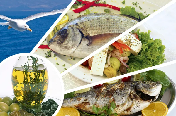 Fresh fishes with lemon, parsley and spice of Aegean sea — Stock Image Fresh fishes with lemon, parsley and spice of Aegean sea Royalty Free Stock Images