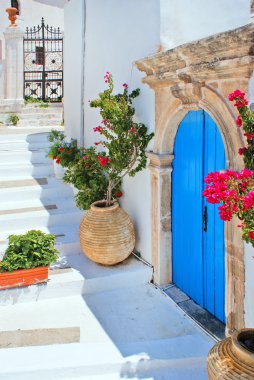 kithyra Adası'nda bulunan Yunan geleneksel ev