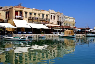 Old city of Rethymno at Crete, Greece clipart