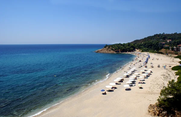 Vai baía e praia na ilha de Creta, na Grécia — Fotografia de Stock