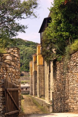 Bizans mimarisinde geleneksel: mount athso, Yunanistan