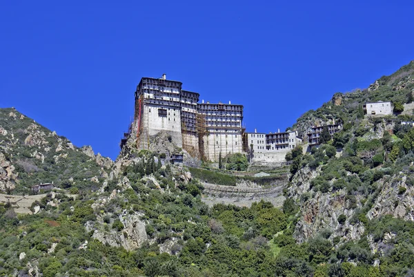 Klooster van simonos petra op mount athos in Griekenland — Stockfoto