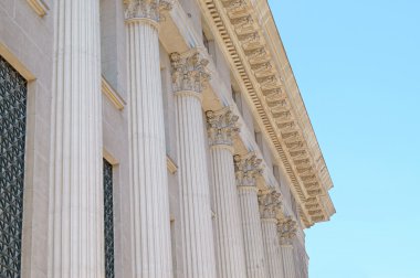 Eski Ulusal Yunan Bankası Thessaloniki CI üzerinde antik Yunan ayağı