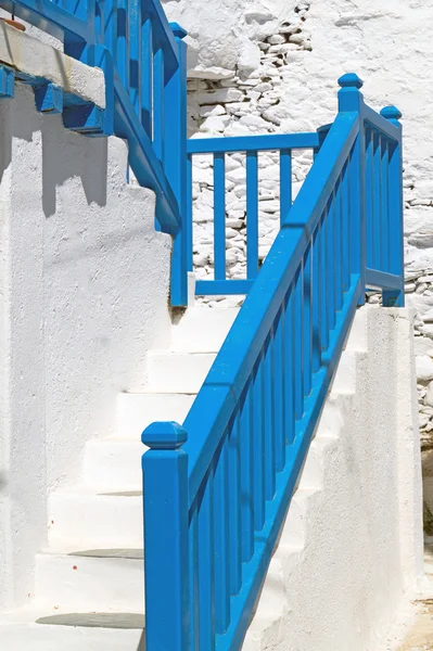 Maison grecque traditionnelle sur l'île de Mykonos, Grèce — Photo