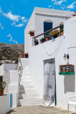 geleneksel Yunan evde sifnos Island, Yunanistan