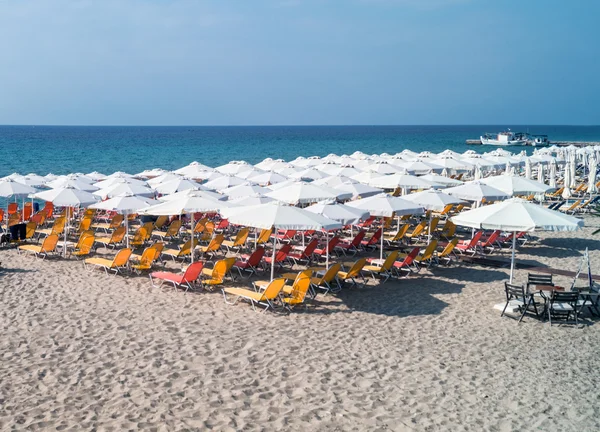 Készen áll a nyári Beach Görögország — Stock Fotó