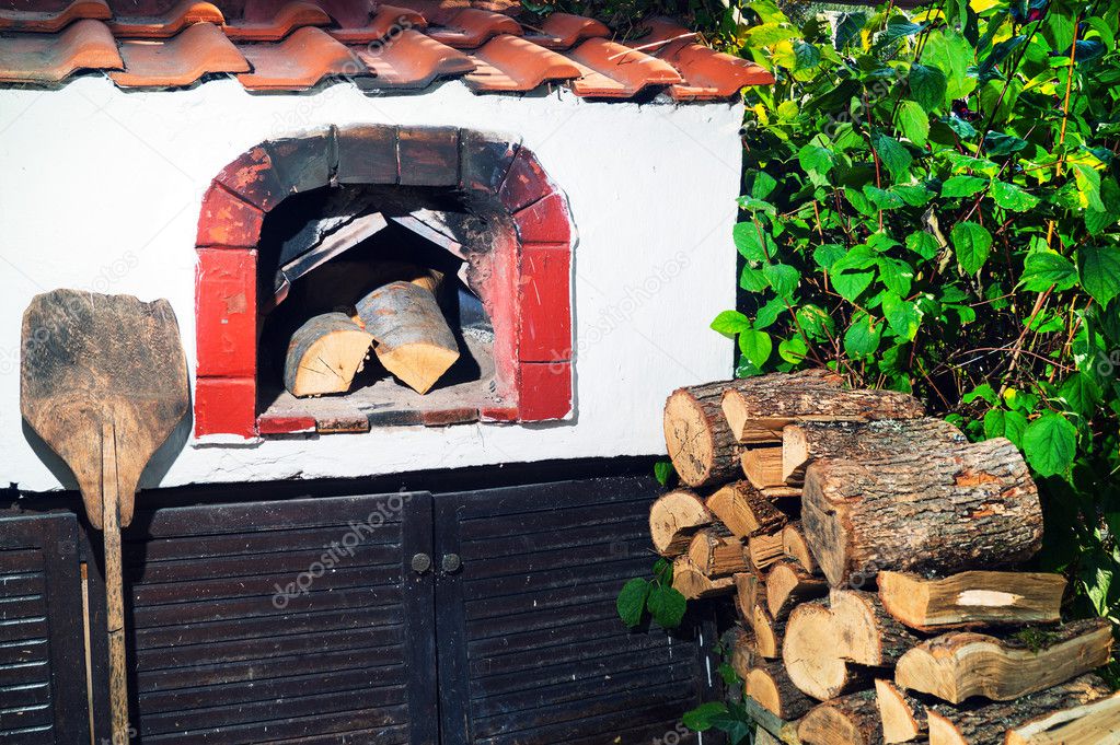 A traditional brick oven for cooking and baking