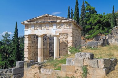 Ben hazine delphi oracle sit alanı, Atinalılar