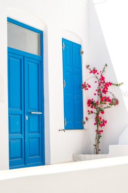 geleneksel Yunan evde mykonos island, Yunanistan