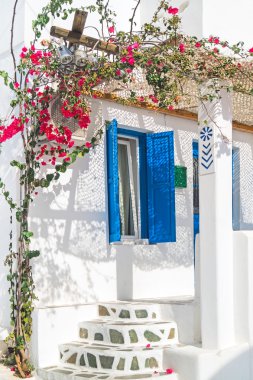 Traditional greek house on Mykonos island, Greece clipart