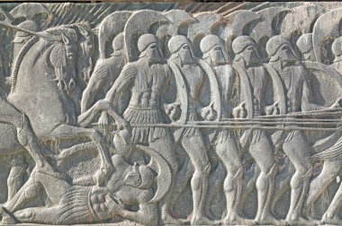 thessa Büyük İskender Anıtı, antik Yunan hem plaket