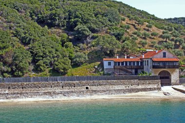 Agia anna Manastırı misafirhanesi mount athos