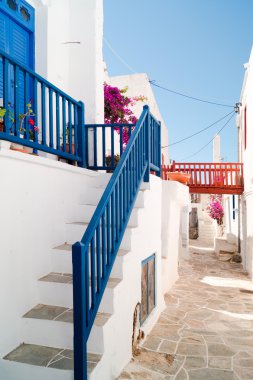 geleneksel Yunan evde sifnos Island, Yunanistan