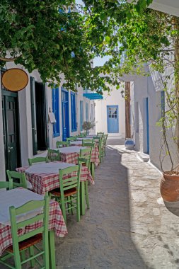 Geleneksel mimari mykonos island, Yunanistan