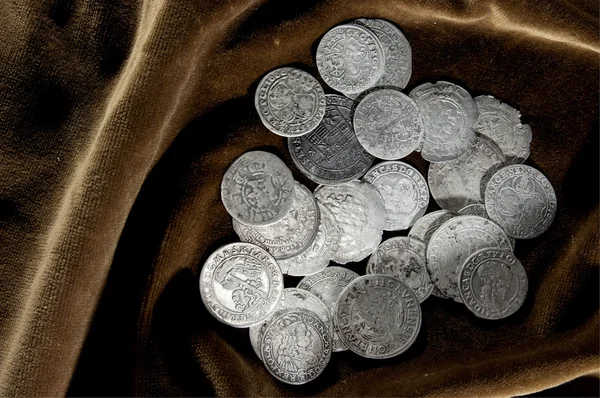 Ασημένιο νόμισμα — Φωτογραφία Αρχείου