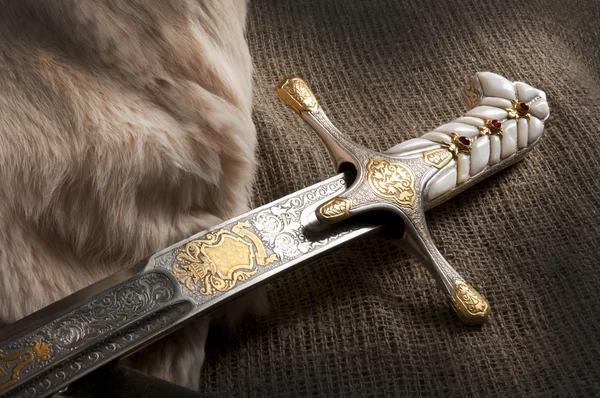 Ancient sabre Stock Image