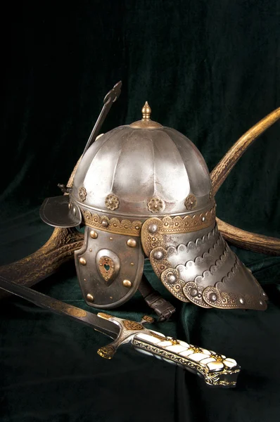 Iron helmet — Stock Photo, Image