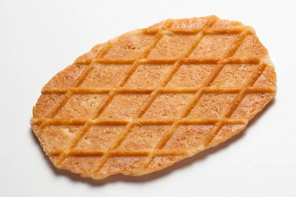 Fresh waffle on white — Stock Photo, Image