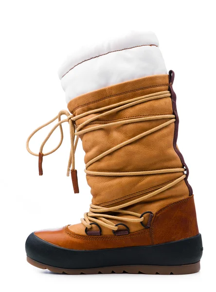 Winterschuh isoliert auf Weiß — Stockfoto