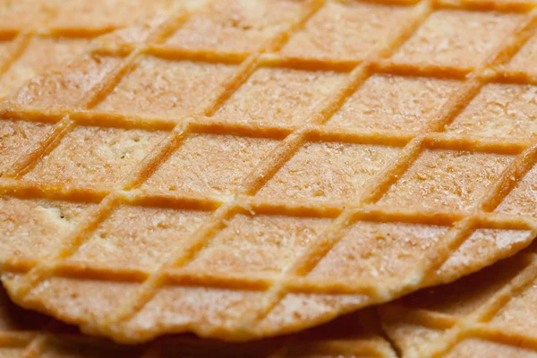 Waffle texture closeup — Stock Photo, Image