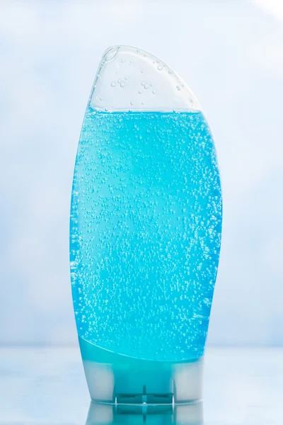 Blue sprchový gel — Stock fotografie