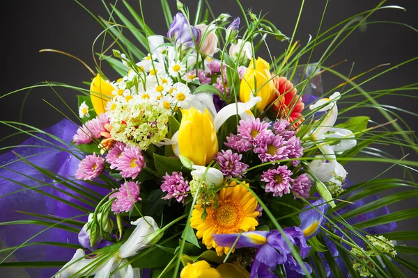 Boeket van bloemen, close-up weergave — Stockfoto