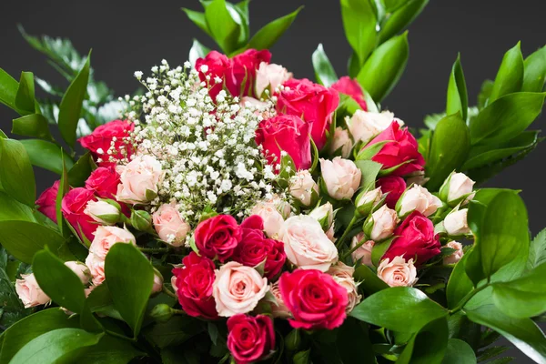 Bouquet of roses, close-up view — Stock Photo, Image