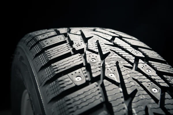 Protector of winter tire, close-up view — Stock Photo, Image